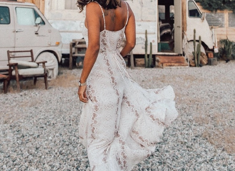 Boho Lace Maxi Dress