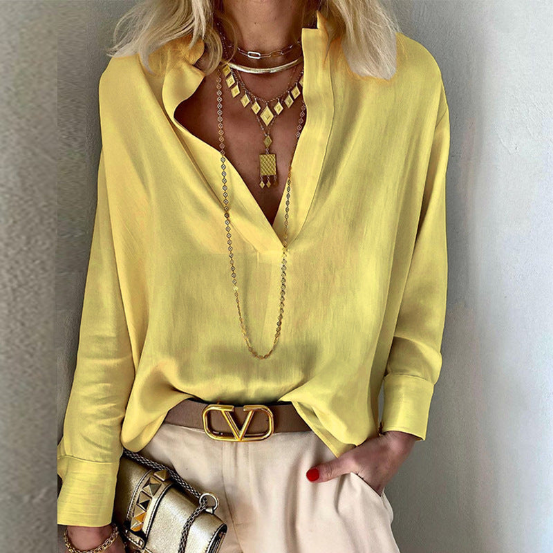 Elegant Satin Blouse