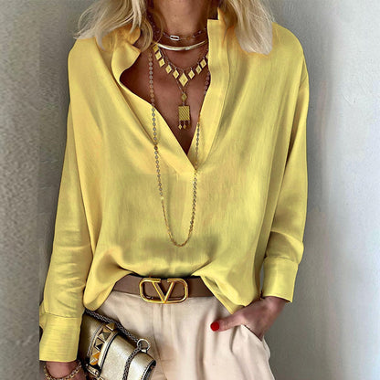 Elegant Satin Blouse